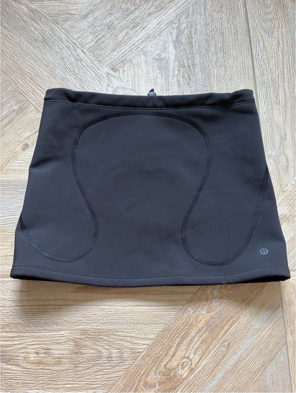 Lululemon Glyde Velvet Fleece Neckwarmer Black One Size Outdoor Sporty